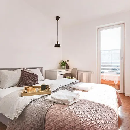 Z Jacuzzi Parking Balkon 2 Sypialnie Lejlighed Wrocław